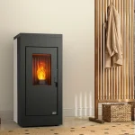 Poêle à granulés étanche (sortie dessus concentrique) – Vulcano Silenzio UP – 9,2 Kw
