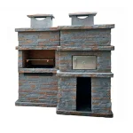 Barbecue fixe en pierre avec four PR4730F