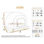 Four a pain brique Impexfire AF120A