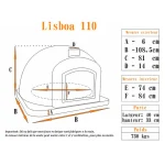 Four à pizza bois extérieur – LISBOA