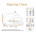 Four a Bois Pizza en Briques PIZZA FUJI
