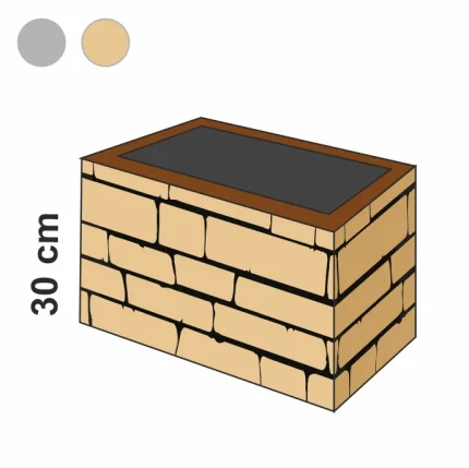 Barbecue fixe en pierre avec four PR4730F