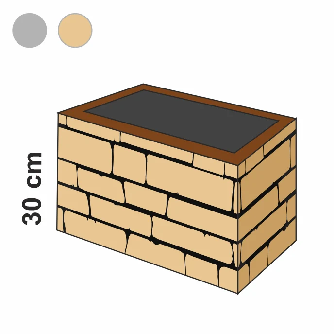 Barbecue fixe en pierre avec four PR4730F