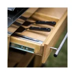 Chariot Mobilot pour plancha ENO bois et inox