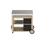 Chariot Mobilot pour plancha ENO bois et inox